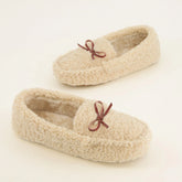 Star Sherpa Moccasin Slippers