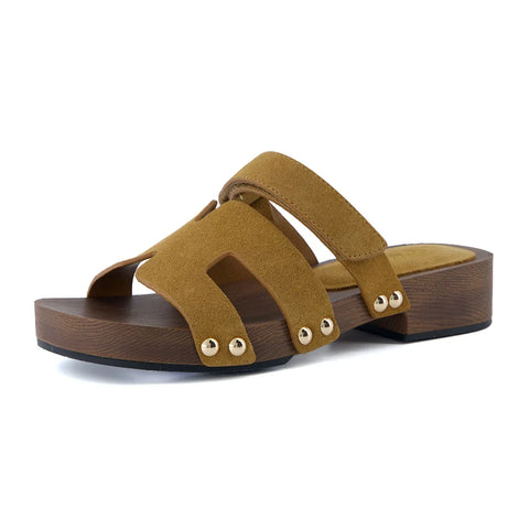 Tokyo Genuine Suede Sandals
