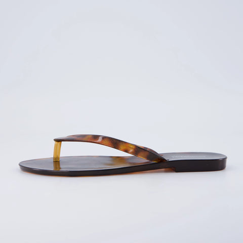 Aqua Jelly Flip Flops