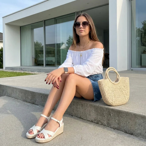 Prego Espadrille Wedge Sandals