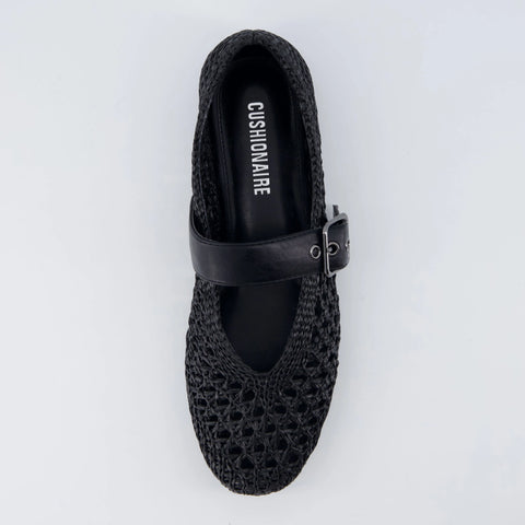 Gabby Woven Mary Jane Flats