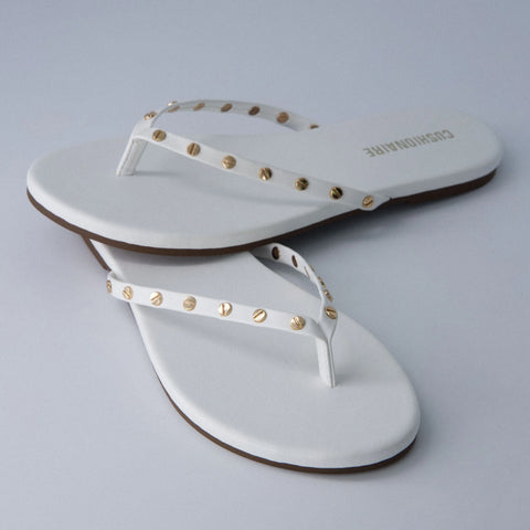 Confetti Studded Flip-Flops