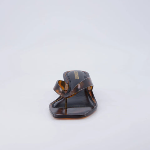 Riot Jelly Thong Kitten Heels