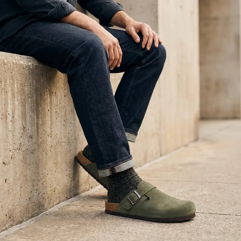Hugo Genuine Suede Clogs