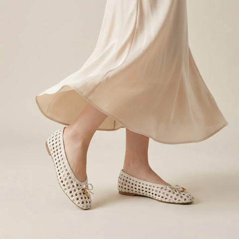Witty Woven Ballet Flats