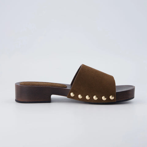 Timmi Genuine Suede Slides