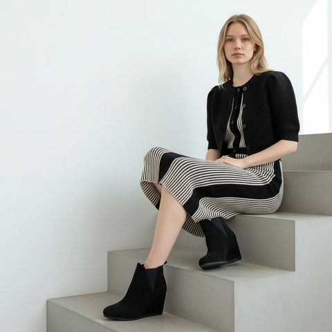 Zoey Wedge Bootie