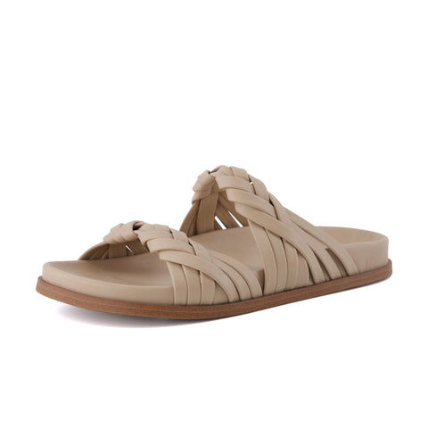 Lens Braided Strap Sandals