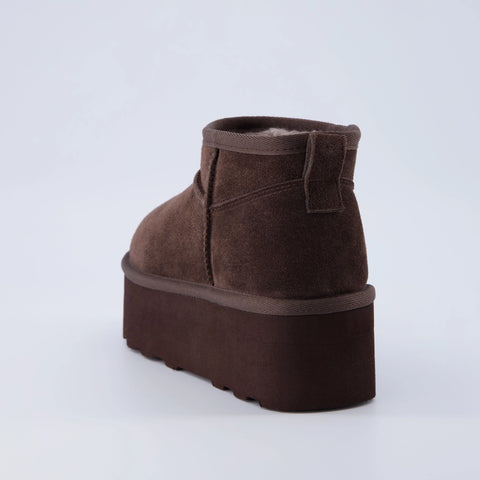 Hippy Cozy Platform Ankle Boot