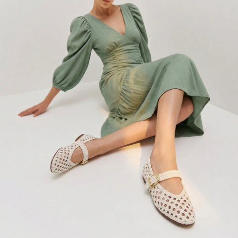 Wit Hand Woven Flats