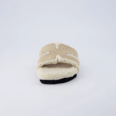 Cuddle Shearling Footbed Sandal