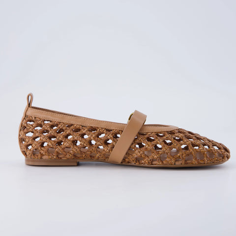 Wendy Woven Mary Jane Flats