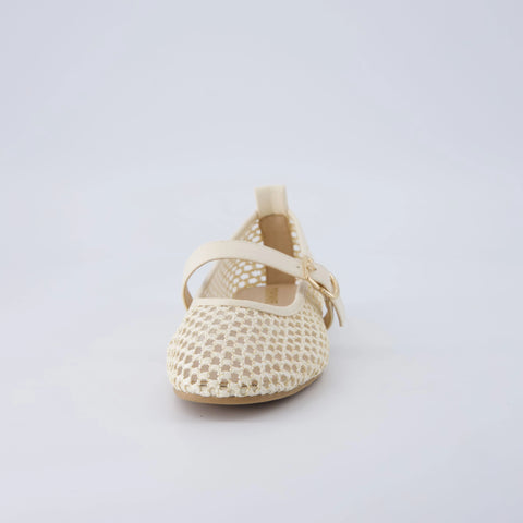 Gracie Mesh Mary Jane Flats