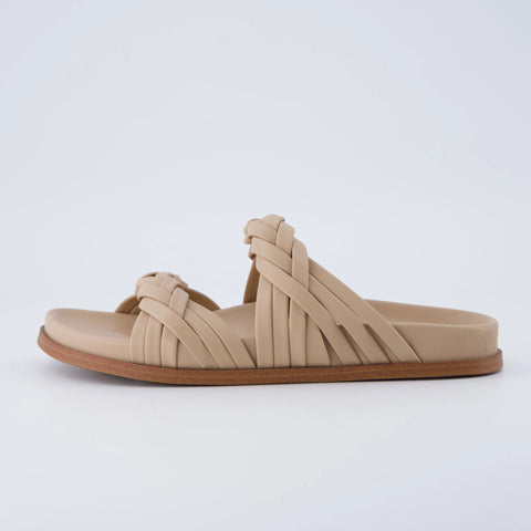 Lens Braided Strap Sandals