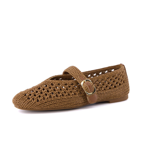 Monet Woven Mary Jane Flats