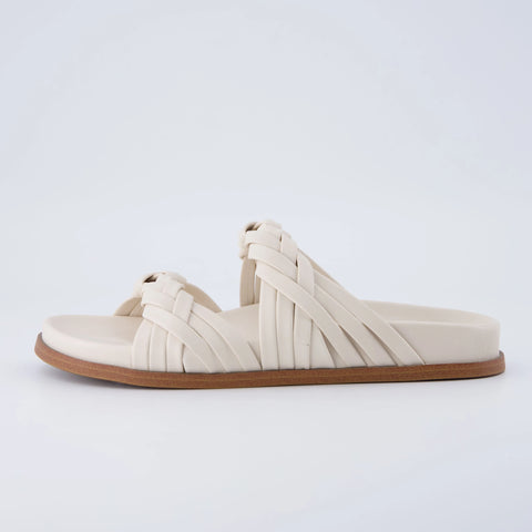 Lens Braided Strap Sandals